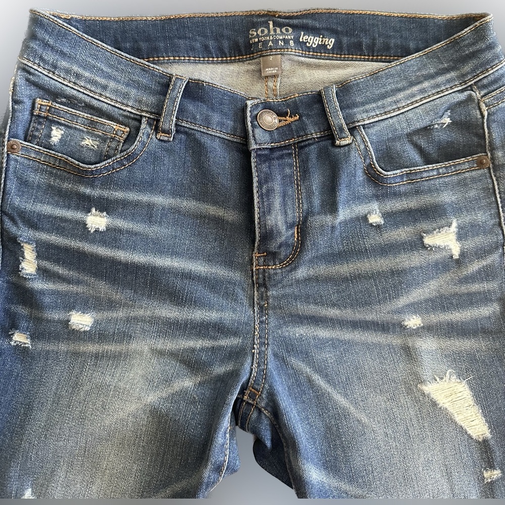 New York and Company Legging Jeans Size 2